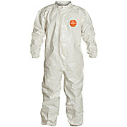 Tychem® 4000 Coveralls with Collar, Elastic Wrists & Ankles (Taped Seams)