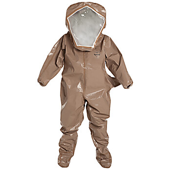 Tychem® 5000 Encapsulated Level B Suits with Flat Back & Rear Entry