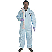 Provent Plus Coverall,w/ Hood, Double Storm Flaps, Elast Wrists, Ankles and Face Opening