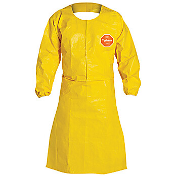 Tychem® 2000 Sleeved Aprons, 44" Long