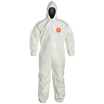 Tychem® 4000 Coveralls with Standard Fit Hood, Elastic Wrists & Ankles (Bound Seams)