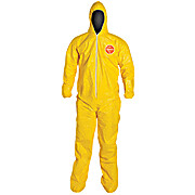 Tychem® 2000 Coveralls with Standard Fit Hood, Elastic Wrists, Attached Socks (Serged Seams)