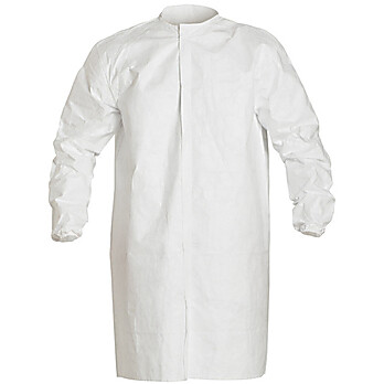 IsoClean® IC270 Frock, Elastic Wrists,Bound Seams, Bulk Packaged