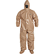 Tychem® 5000 Coveralls with Respirator Fit Hood, Elastic Wrists & Attached Socks
