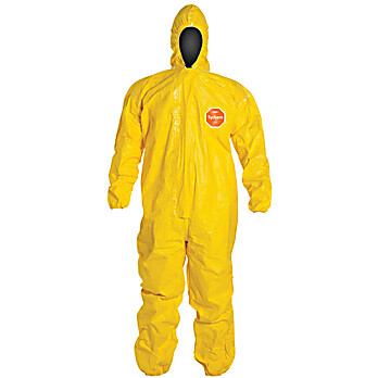 Tychem® 2000 Coveralls with Standard Fit Hood, Elastic Wrists & Ankles (Taped Seams)