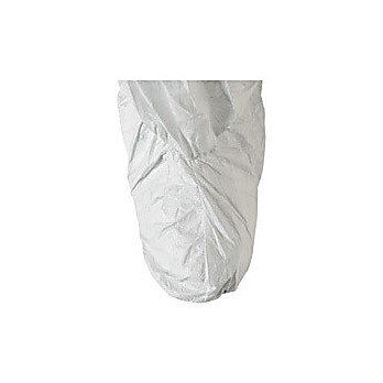 Tyvek® IsoClean® Boot Covers with Serged Seams, Elastic Opening and PVC Sole