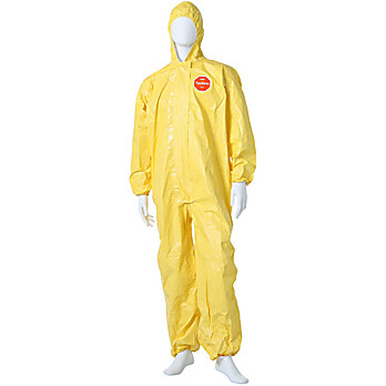 Tychem® 2000 Coveralls with Standard Fit Hood, Elastic Wrists & Ankles (Serged Seams)