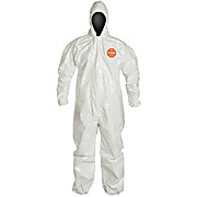 Tychem® 4000 Coveralls with Standard Fit Hood, Elastic Wrists & Ankles (Taped Seams)