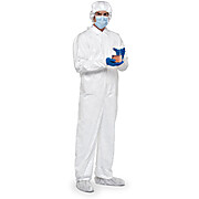IsoClean® IC181 Coveralls with Elastic Wrists & Ankles, Bulk Packaged