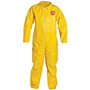 Tychem® 2000 Coveralls with Collar, Open Wrists & Ankles (Serged Seams)