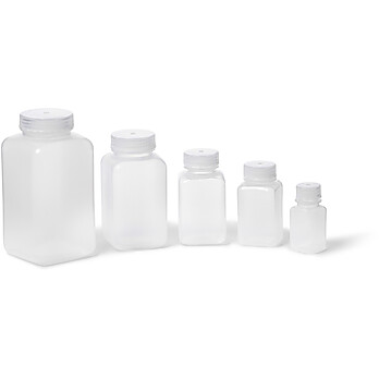 United Scientific® UniStore™ Wide Mouth Square Bottles, PPCO
