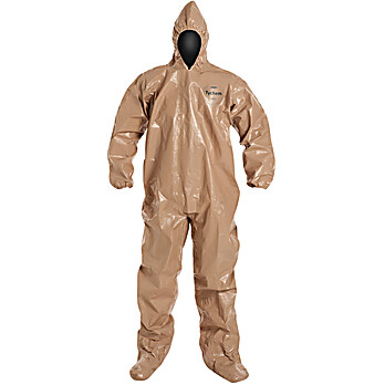 Tychem® 5000 Coveralls with Standard Fit Hood, Elastic Wrists & Attached Socks