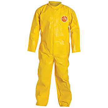 Tychem® 2000 Coveralls with Collar, Open Wrists & Ankles (Bound Seams)