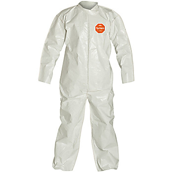 Tychem® 4000 Coveralls with Collar, Open Wrists & Ankles