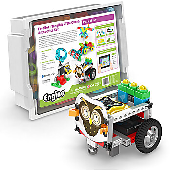 United Scientific® Engino® Facebot - Tangible STEM Qboidz & Robotics Set