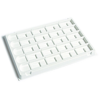 United Scientific® Microscope Slide Tray, Polystyrene, Pack Of 6