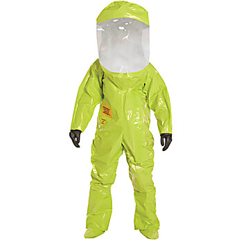 Tychem® 10000 Encapsulated Training Hazmat Suits with Rear Entry & Serged Seams