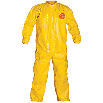 Tychem® 2000 Coveralls with Collar, Elastic Wrists & Ankles (Taped Seams)