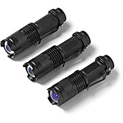 United Scientific® RGB LED Flashlight, Set/3 Red, Blue & Green