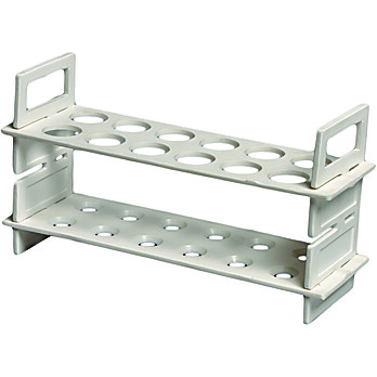 United Scientific® Plastic Test Tube Rack, 12-Tube