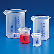 Griffin Style Beakers, Polypropylene, Printed Graduations