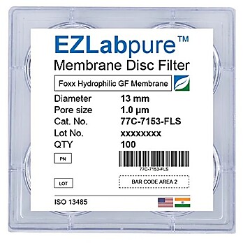 EZLabpure™ Glass Fiber Membrane Disc Filters