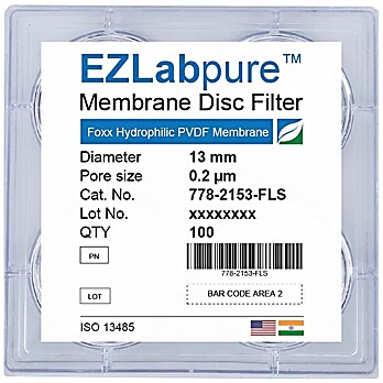 EZLabpure™ PVDF Membrane Disc Filters