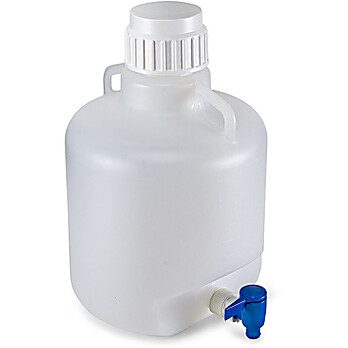 Diamond® RealSeal™ Round HDPE Carboys with Spigot