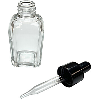 Square Bottles with Droppers