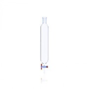 Glass Chromatography Column, with Fritted Disc, PTFE Stopcock Plug and Standard Taper Joint