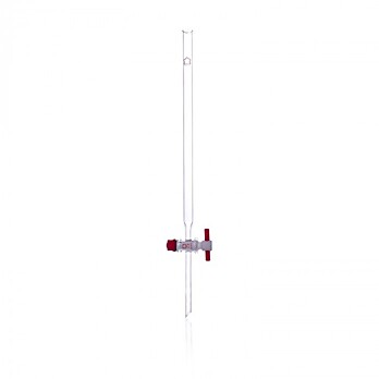 Glass Chromatography Column, with PTFE Stopcock Plug and Standard Taper Joint