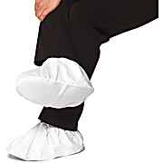 DuPont™ Tyvek® IsoClean® IC451S Shoe Cover option 0B, White, size SM, 100/case