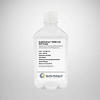 EndoToxFree™ DPBS, 1X, USP Grade 500 mL
