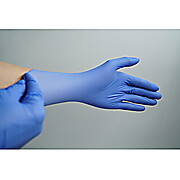 Nitrile examination gloves, powder free, blue, 100/pk, 1000/cs