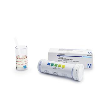 MQuant™ Free Fatty Acids, Test Method: colorimetric with test strips