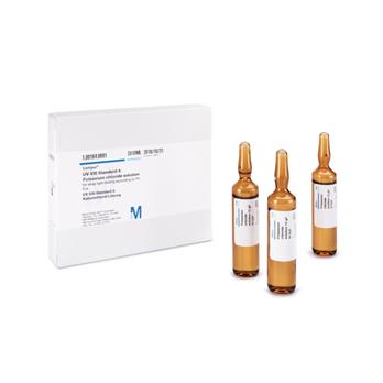Certipur® UV-VIS Standard 1a: Potassium dichromate solution (600 mg/l) for the absorbance at 430 nm according to Ph Eur
