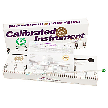 Enviro-Safe® Individually Calibrated Environmentally Friendly Liquid-In-Glass Thermometers