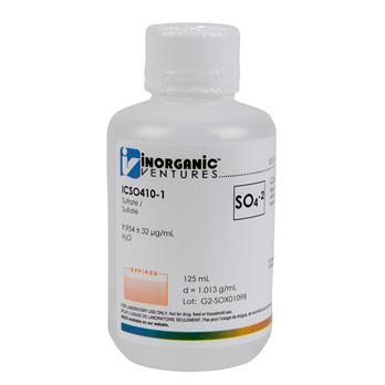10,000 ppm Sulfate for IC