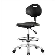 Industrial Basic Clean Room Polyurethane Medium Bench Height Chairs