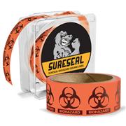 SealGuard™ Biohazard Square Labels