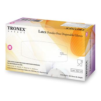 Powder-Free Latex, Fully Textured Disposable Gloves