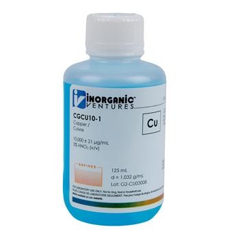 10,000 ppm Copper for ICP