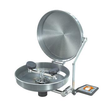 Stainless Steel Bowl and Cover Wall-Mounted Eye/Face Wash