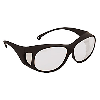 KleenGuard™ OTG Safety Glasses (20746), Fits Over Readers, Clear Anti-Fog Lenses, Black Frame, 12 Pairs