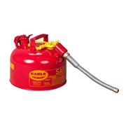 Type II Safety Cans - Galvanized Steel 2 Gal. Red - w/7/8" O.D. Flex Spout