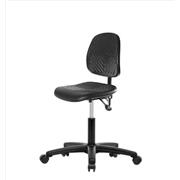 Polyurethane Desk Height Chairs, Medium Back, with Black Nylon Bases