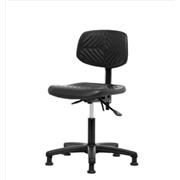 Polyurethane Desk Height Chairs with Black Nylon Bases