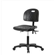 Industrial Polyurethane Desk Height Chairs with Black Nylon Bases
