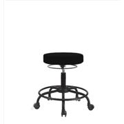Vinyl Desk Height Stools with Round Tube Bases