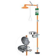 Stainless Steel Bowl and Cover Safety Station with Eye/Face Wash